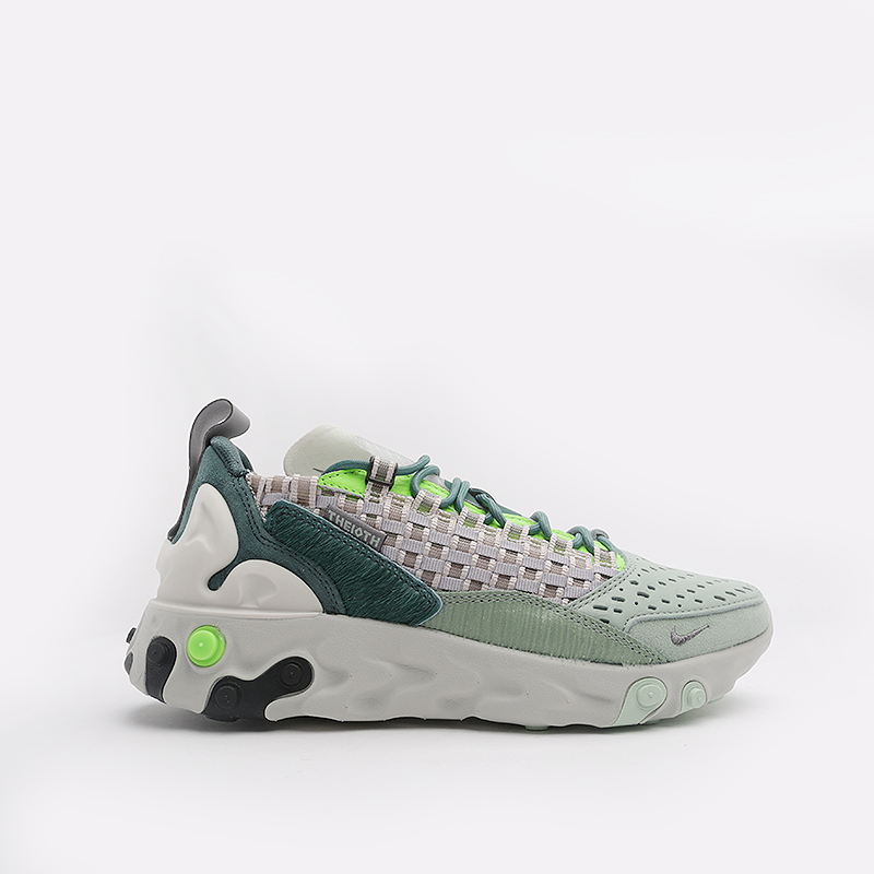  зеленые кроссовки Nike React Sertu CT3442-300 - цена, описание, фото 1